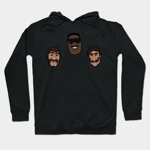 Hall of Fame Heads Hoodie by StickyHenderson
